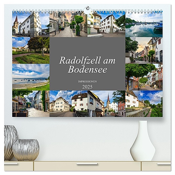 Radolfzell am Bodensee - Impressionen (hochwertiger Premium Wandkalender 2025 DIN A2 quer), Kunstdruck in Hochglanz, Calvendo, Dirk Meutzner