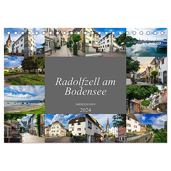 Radolfzell am Bodensee - Impressionen (Tischkalender 2024 DIN A5 quer), CALVENDO Monatskalender, Dirk Meutzner