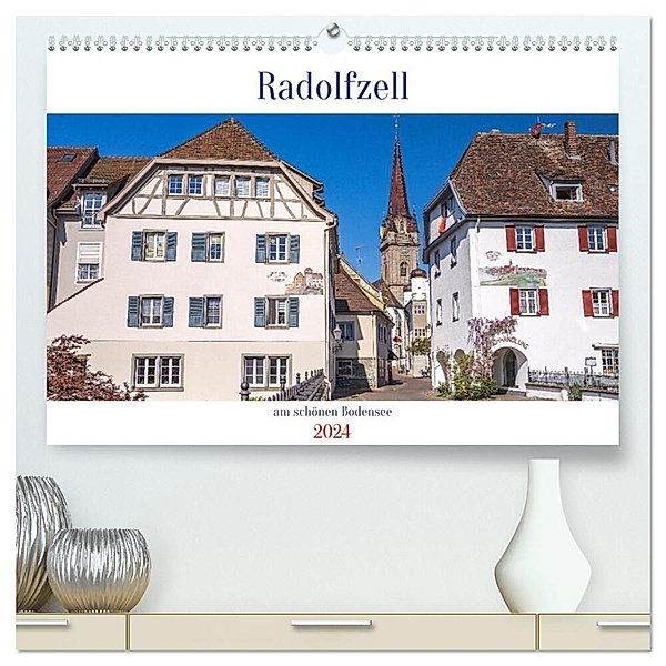 Radolfzell am schönen Bodensee (hochwertiger Premium Wandkalender 2024 DIN A2 quer), Kunstdruck in Hochglanz, Jane und Giuseppe Di Domenico