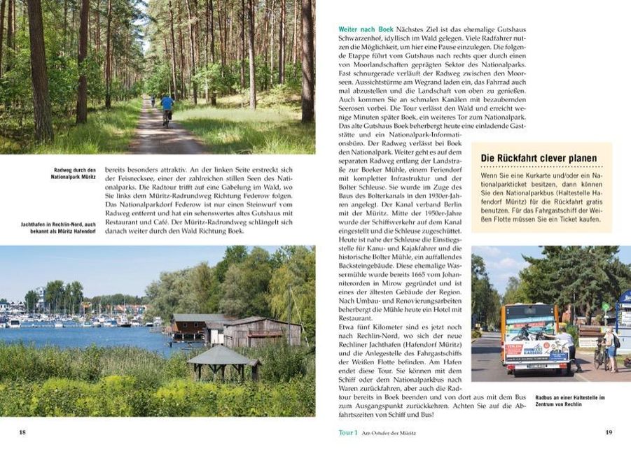 Radtouren am Wasser Mecklenburgische Seenplatte Buch versandkostenfrei