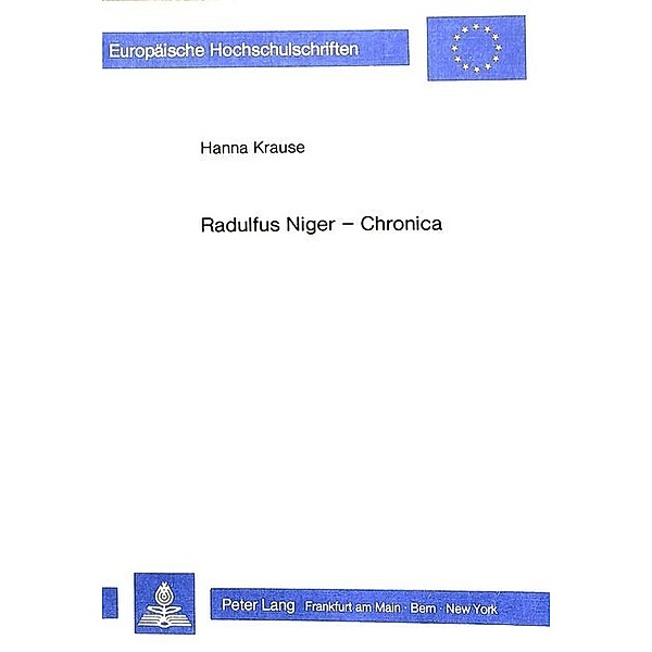 Radulfus Niger - Chronica, Hanna Krause