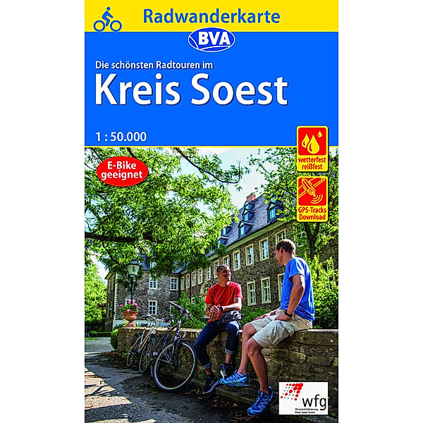 Radwanderkarte BVA Die schönsten Radtouren im Kreis Soest 1:50.000, reiss- und wetterfest, GPS-Tracks Download