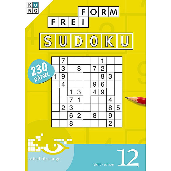 Rätsel fürs Auge / Freiform-Sudoku Rätselbuch.Bd.12, Küng Verlag