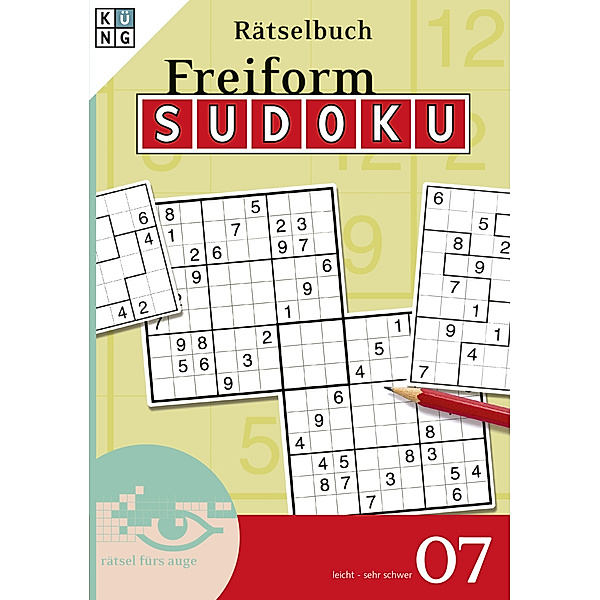 Rätsel fürs Auge / Freiform-Sudoku Rätselbuch.Bd.7, Conceptis Puzzles