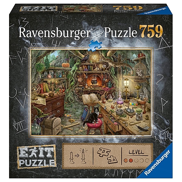 Ravensburger Verlag Rätsel-Puzzle EXIT – HEXENKÜCHE 759-teilig