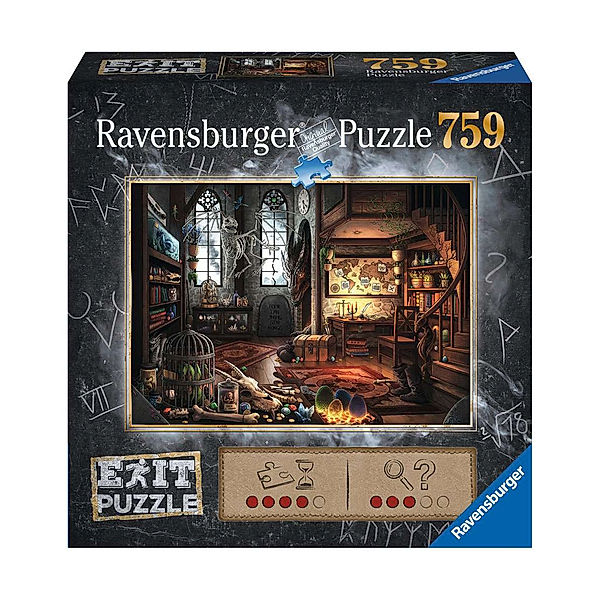 Ravensburger Verlag Rätsel-Puzzle EXIT – IM DRACHENLABOR 759-teilig