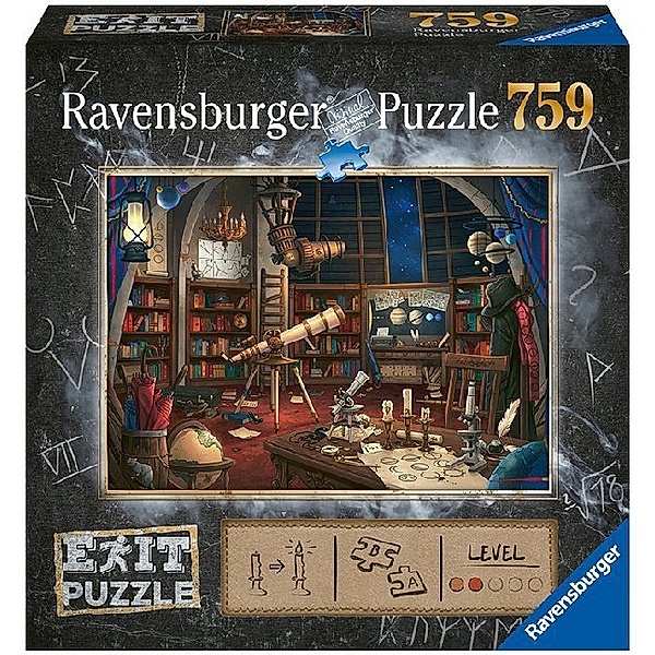Ravensburger Verlag Rätsel-Puzzle EXIT – STERNWARTE 759-teilig