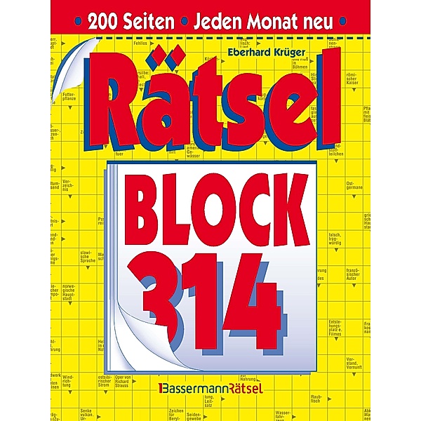 Rätselblock 314 (5 Exemplare à 2,99 EUR), Eberhard Krüger