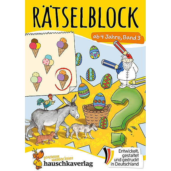 Rätselblock ab 4 Jahre - Band 3, Agnes Spiecker