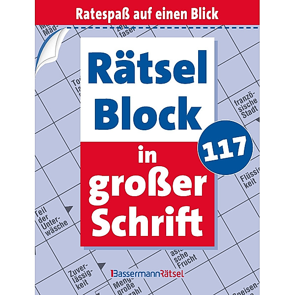Rätselblock in grosser Schrift 117 (5 Exemplare à 2,99 EUR), Eberhard Krüger
