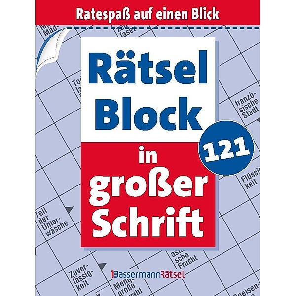 Rätselblock in großer Schrift 121 (5 Exemplare à 2,99 EUR), Eberhard Krüger