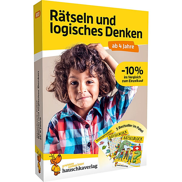 Rätselblock-Paket ab 4 Jahre - Rätseln und logisches Denken, Ulrike Maier, Agnes Spiecker