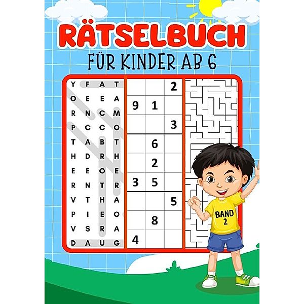Rätselbuch für Kinder - Band 2, Kindery Verlag