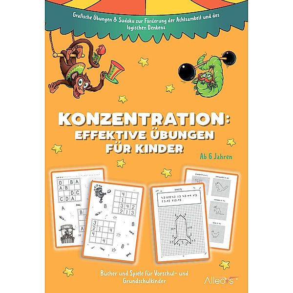 Rätselbuch Konzentration: Effektive Übungen für Kinder, Victoria Alexikova