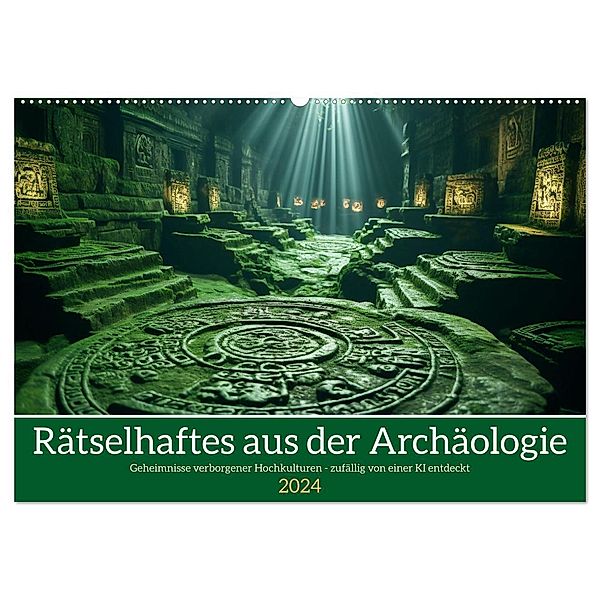 Rätselhaftes aus der Archäologie (Wandkalender 2024 DIN A2 quer), CALVENDO Monatskalender, Kerstin Waurick