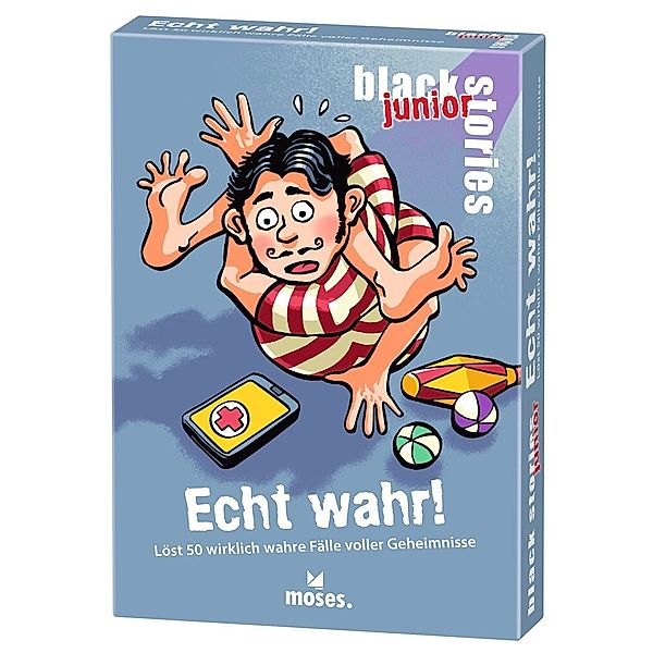 moses Verlag Rätselkarten BLACK STORIES JUNIOR - ECHT WAHR!, Corinna Harder