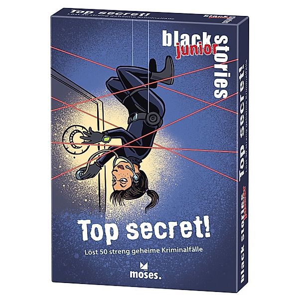 moses. Verlag Rätselkarten BLACK STORIES JUNIOR - TOP SECRET !, Corinna Harder