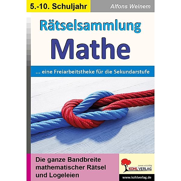 Rätselsammlung Mathe, Alfons Weinem