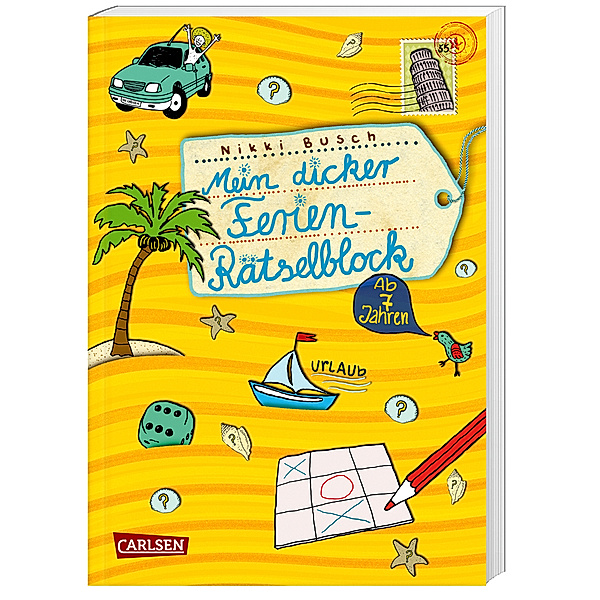 Rätselspass Grundschule: Mein dicker Ferien Rätselblock.Bd.1, Nikki Busch
