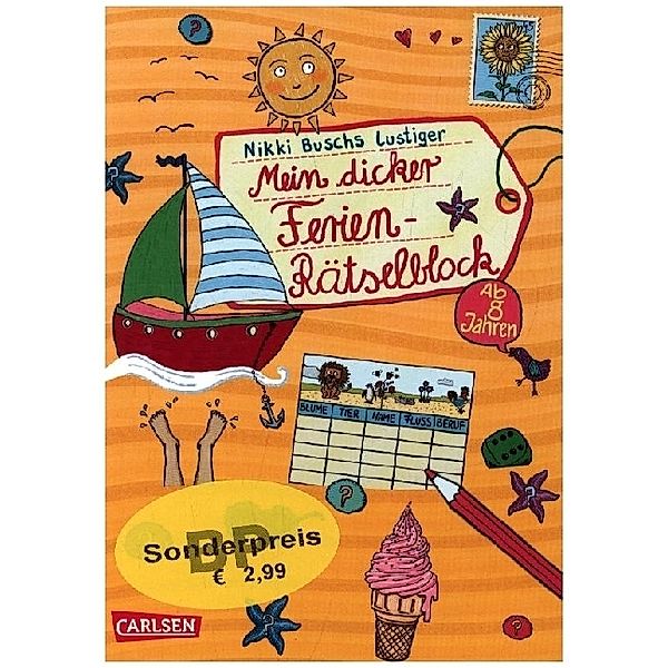 Rätselspaß Grundschule: Mein dicker Ferien-Rätselblock.Bd.8, Nikki Busch