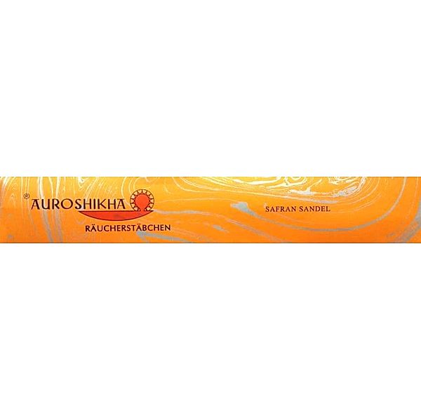 Räucherstäbchen Auroshikha Safran Sandel 10g