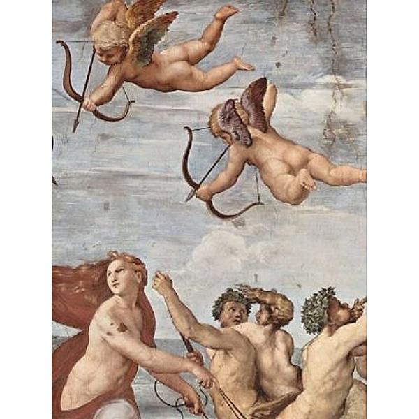 Raffael - Fresken in der Villa Farnesia, Wandfresko, Szene: Triumph der Galatea, Detail - 100 Teile (Puzzle)