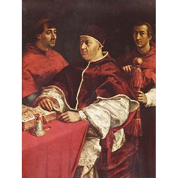 Raffael - Porträt des Papstes Leo X. mit den Kardinälen Giulio de' Medici und Luigi de' Rossi - 2.000 Teile (Puzzle)