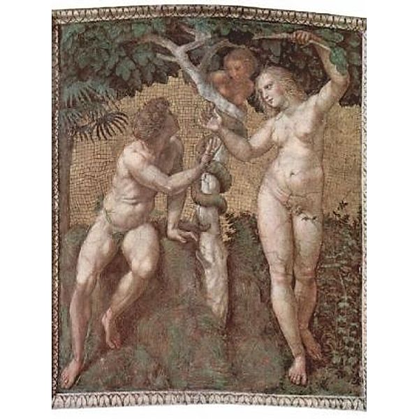Raffael - Stanza della Segnatura im Vatikan für Papst Julius II., Deckenfresko, Adam und Eva - 1.000 Teile (Puzzle)