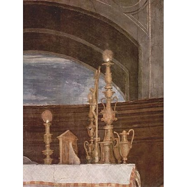 Raffael - Stanza di Eliodoro im Vatikan für Papst Julius II., Wandfresko, Messe von Bolsena, Detail - 100 Teile (Puzzle)