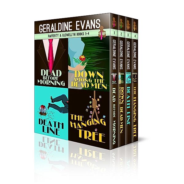 Rafferty and Llewellyn British Mysteries Books 1 - 4 (Rafferty & Llewellyn British Mysteries), Geraldine Evans