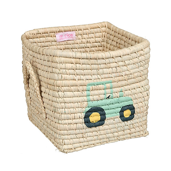 tausendkind home & go Raffia-Korb RICE TRAKTOR in natur