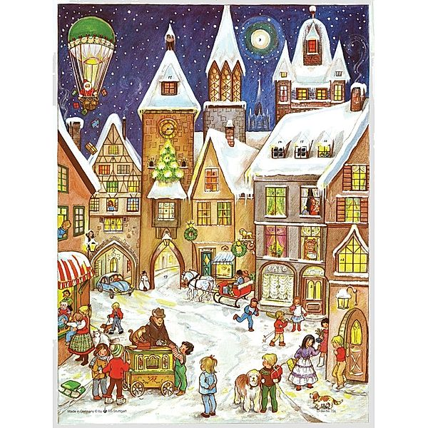 Rahlweß, A: Adventskalender Altstadt im Schnee, Anita Rahlweß