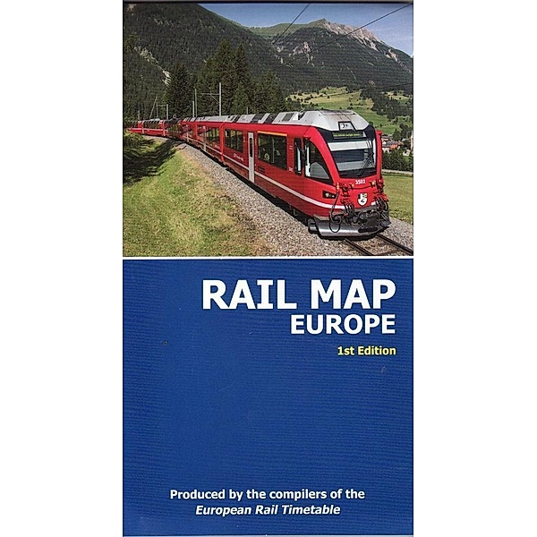 Rail Map of Europe 1 : 4.000.000
