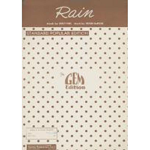 Rain, Peter De Rose, Billy Hill