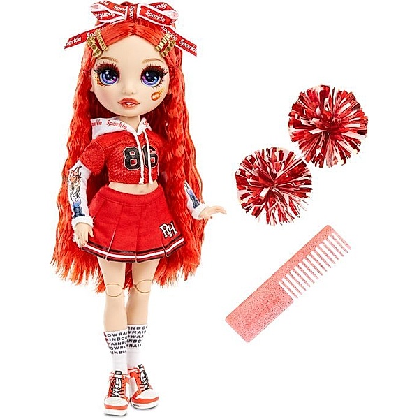MGA Entertainment Rainbow High Cheer Doll - Ruby Anderson (Red)
