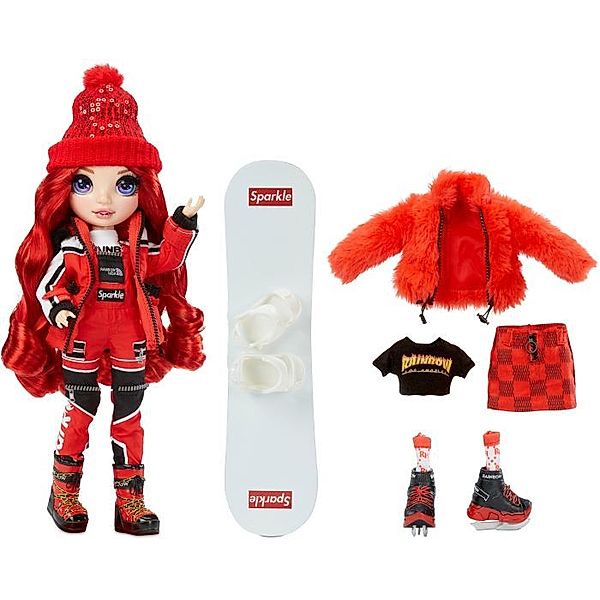 MGA Entertainment Rainbow High Winter Break Fashion Doll- Ruby Anderson (Red)