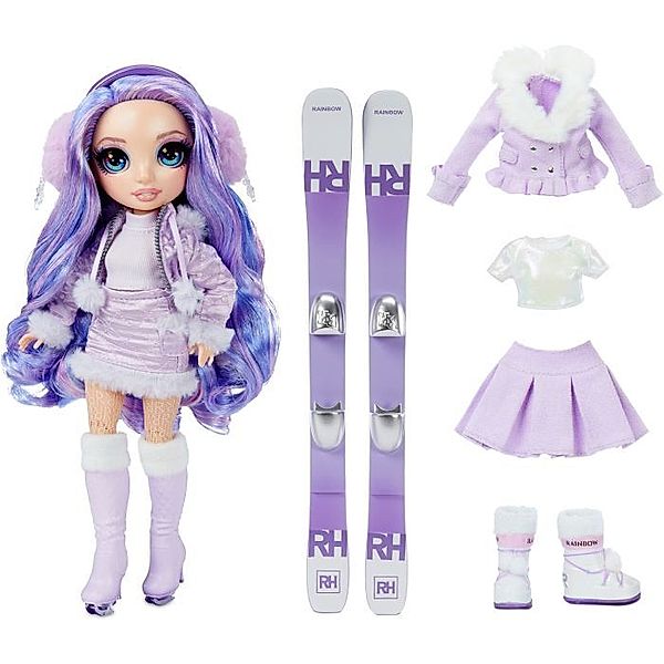 MGA Entertainment Rainbow High Winter Break Fashion Doll- Violet Willow (Purple)