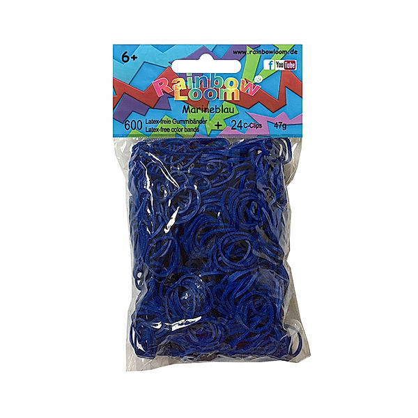 Rainbow Loom Rainbow Loom® Gummibänder Marineblau