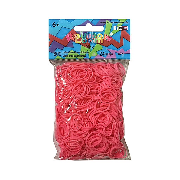 OBILO Rainbow Loom® Gummibänder Pink
