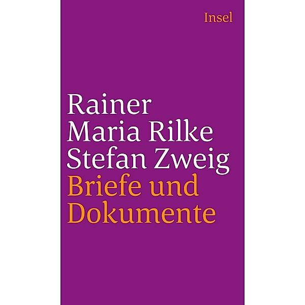 Rainer Maria Rilke und Stefan Zweig in Briefen und Dokumenten, Rainer Maria Rilke, Stefan Zweig