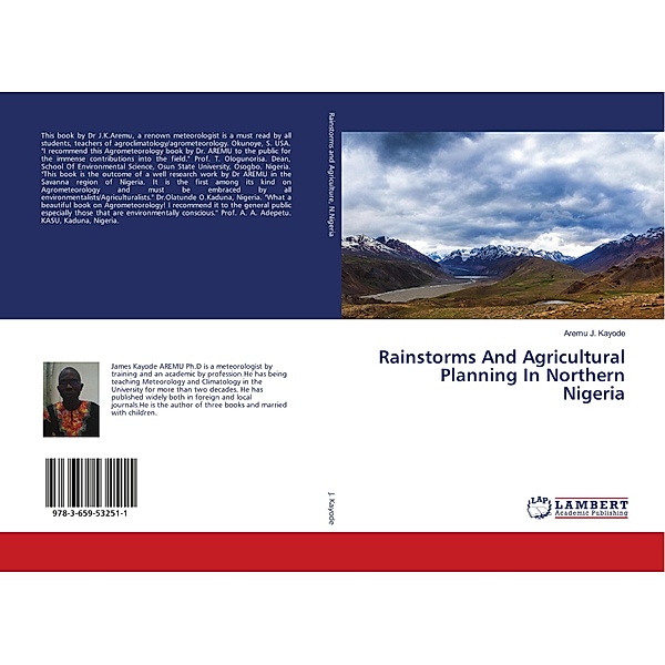 Rainstorms And Agricultural Planning In Northern Nigeria, Aremu J. Kayode