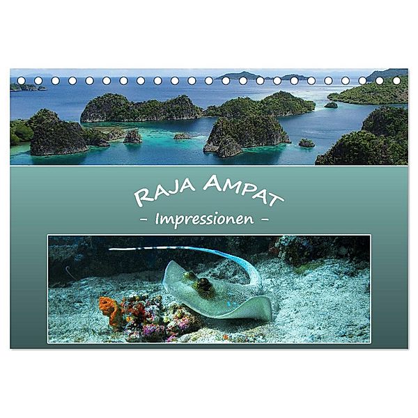 Raja Ampat - Impressionen (Tischkalender 2025 DIN A5 quer), CALVENDO Monatskalender, Calvendo, Ute Niemann