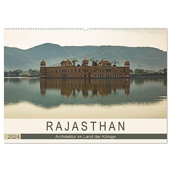 Rajasthan - Architektur im Land der Könige (Wandkalender 2024 DIN A2 quer), CALVENDO Monatskalender, Sebastian Rost