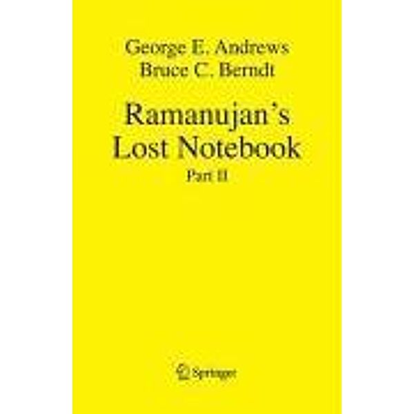 Ramanujan's Lost Notebook, George E. Andrews, Bruce C. Berndt