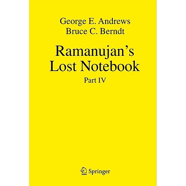 Ramanujan's Lost Notebook, George E. Andrews, Bruce C. Berndt