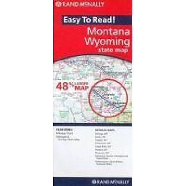 Rand McNally: Rand McNally Easy to Read! Montana Wyoming Sta, Rand McNally