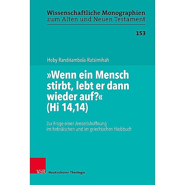 Randriambola-Ratsimihah, H: Wenn ein Mensch stirbt, lebt er, Hoby Randriambola-Ratsimihah