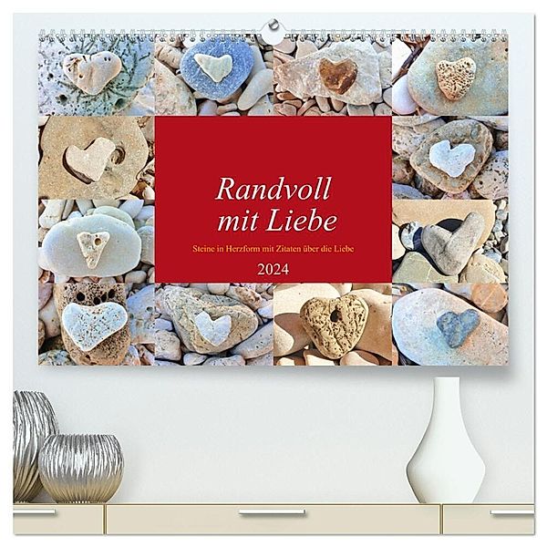 Randvoll mit Liebe (hochwertiger Premium Wandkalender 2024 DIN A2 quer), Kunstdruck in Hochglanz, Michaela Schimmack