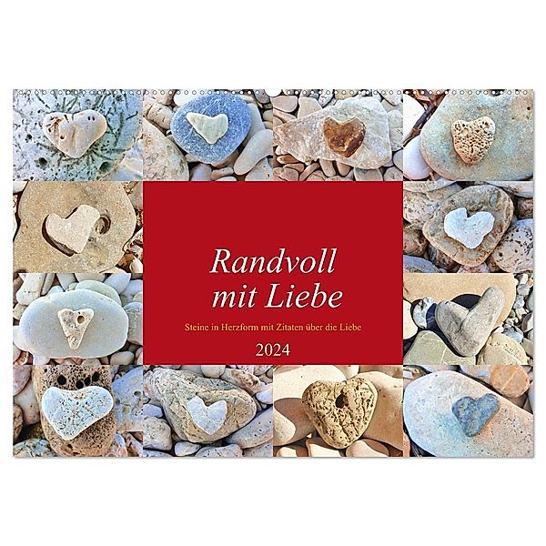 Randvoll mit Liebe (Wandkalender 2024 DIN A2 quer), CALVENDO Monatskalender, Michaela Schimmack