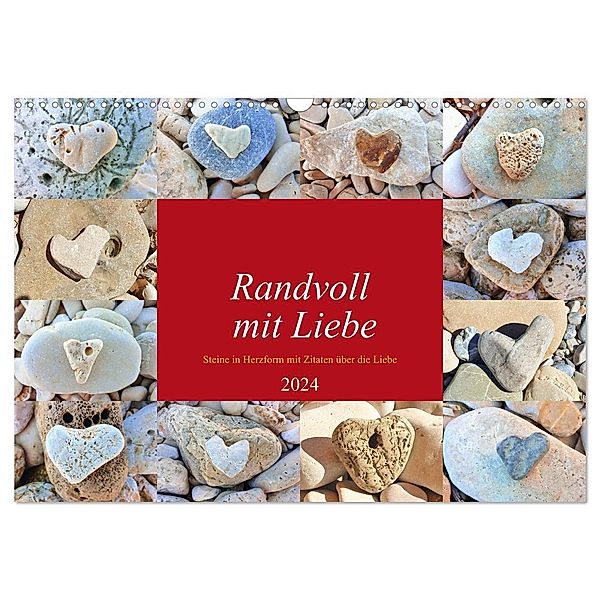 Randvoll mit Liebe (Wandkalender 2024 DIN A3 quer), CALVENDO Monatskalender, Michaela Schimmack